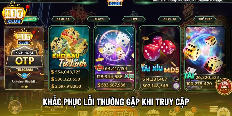 Khắc phục lỗi thường gặp khi truy cập